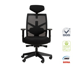 [230030052] Silla oficina alta Tune negro