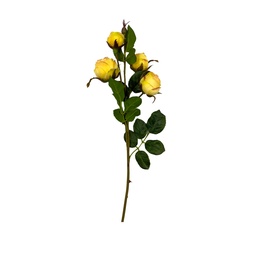 [230030204] Rama rosas artificial amarillo 61cm