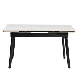 [230030497] Mesa extensible 6 puestos Burano blanco