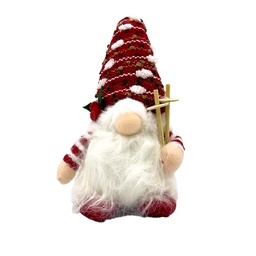 [230030925] Viejo pascuero 28cm gnomo rojo