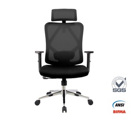 [230031104] Silla oficina Tacora cromada negro