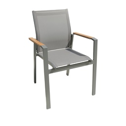 [230031202] Silla Terraza Asturias gris alto 82 cm
