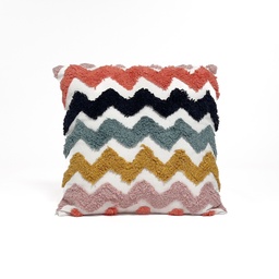 [230031298] Cojín kids zigzag azul 40x40cm