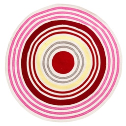 [230031312] Alfombra kids franjas circular 120cm