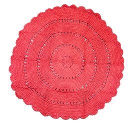 [230031313] Alfombra kids tejida rosado 120cm