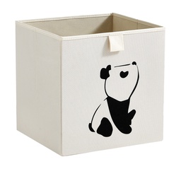 [230032271] Caja de tela oso panda