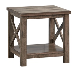 [230032455] Mesa lateral Rustic Hevea