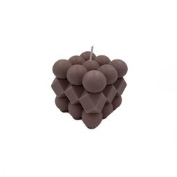 [230032805] Vela cubo rubik café 6cm