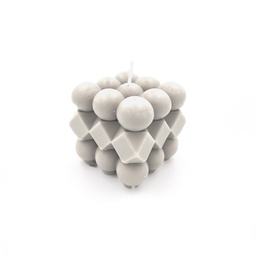 [230032806] Vela cubo rubik  blanco 6cm