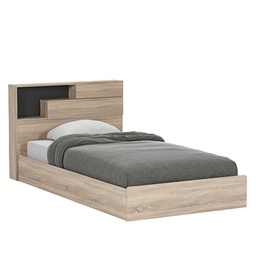 [230033424] Cama 1,5 plazas Boegel café claro 200x105cm