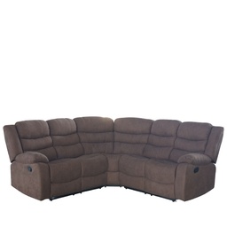 [230033636] Sofá seccional reclinable Austin café