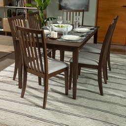 [230033812] Juego Comedor 6 sillas Balui café