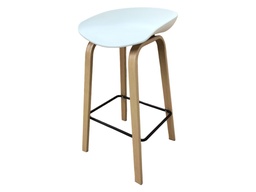 [230033863] Silla bar Pierre blanco