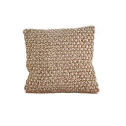 [230034248] Cojín Pet tejido beige 45x45cm