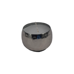 [230034349] Vela con bowl plateado 7cm