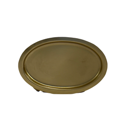 [230034353] Bandeja ovalada dorada 23,5x15x1cm