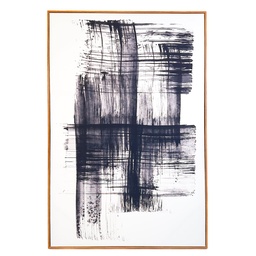 [230034455] Cuadro abstracto trazos 80x120cm