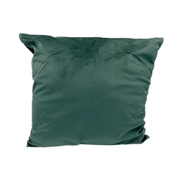 [230034461] Cojín velvet verde oscuro 45x45cm