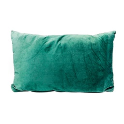 [230034462] Cojín velvet verde oscuro 30x50cm