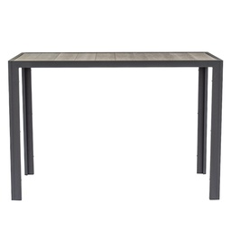 [230034857] Mesa Bar Terraza Ekaterina gris 6 puestos