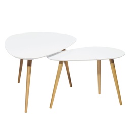 [230034867] Mesa centro nórdica Gyda set de 2