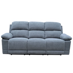 [230035121] Sofá reclinable 3 cuerpos Mark gris