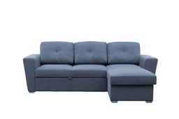 [230035134] Sofá cama seccional Asher gris oscuro