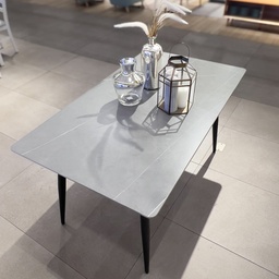 [230035392] Mesa comedor 4 puestos Cagliari gris