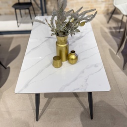 [230035393] Mesa comedor 4 puestos Cagliari blanco