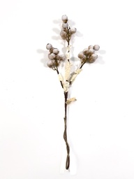 [230035560] Rama frutos blancos artificial