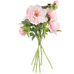 [230035568] Ramo 6 Peonías artificial rosado