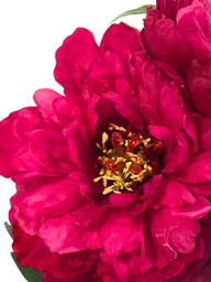 [230035569] Ramo 6 Peonías artificial fucsia