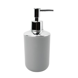 [230038690] Dispensador jabón plástico plateado gris