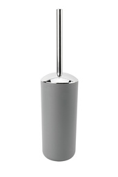 [230038694] Cepillo WC plástico plateado gris