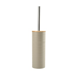 [230038730] Cepillo WC plástico estriado beige