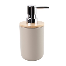 [230038732] Dispensador jabón plástico beige bambú