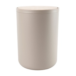 [230038737] Papelero plástico beige bambú