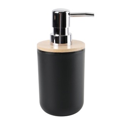 [230038790] Dispensador jabón plástico negro bambú