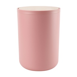 [230038854] Papelero plástico rosado bambú