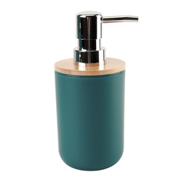 [230038909] Dispensador jabón plástico turquesa bambú