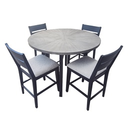 [230038960] Juego Comedor bar 4 sillas Beltrán
