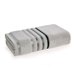 [230039049] Toalla de baño Lumina 500gr 86x150 cm Gris Perla/Gris