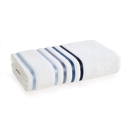 [230039054] Toalla de mano Lumina 500gr 48 x 80 cm Blanca/Azul