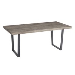 [230040077] Mesa comedor 6 puestos Marcelo gris