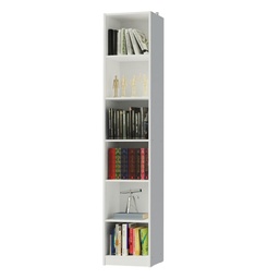 [230040556] Librero Novara 6 niveles blanco