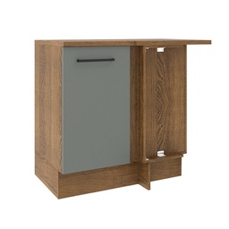 [230040601] Base esquinero Agata gris 1 puerta 94cm