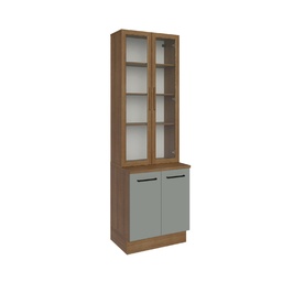 [230040610] Vitrina Agata gris 70cm