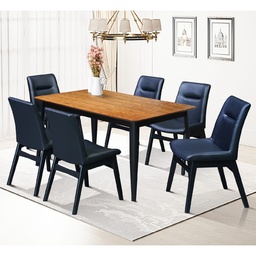 [230040652] Juego comedor 6 sillas Obour
