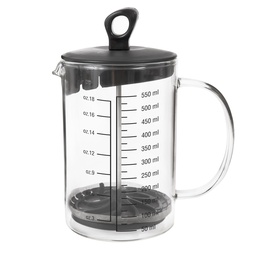 [230040861] Cafetera francesa borosilicato con medidor 600ml
