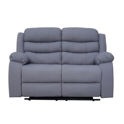 [230041524] Sofá reclinable 2 cuerpos Boston gris oscuro